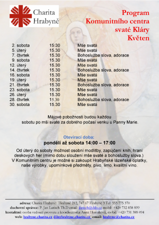 Program Komunitního centra Kveten